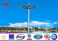 Large outdoor areas 25M High Mast Pole with different head frame type pemasok
