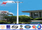 30meters power coating High Mast Pole with CCTV installation for airport lighting pemasok