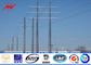 Octagonal 35FT 110kv Steel utility Pole with steel climbing rung for transmission line pemasok