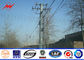 12sides 25ft 69kv Steel Utility Pole for Power Distribution structures with climbing rung pemasok