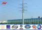 8sides 35ft 110kv Steel Utility Pole for transmission power line with single arm pemasok