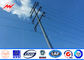 11.8M 50KN 6mm Thikcness Steel Utility Pole For Electrical Power Tower pemasok
