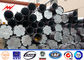 Grade One Polygonal Bitumen Electrical Transmission Steel Transmission Poles pemasok