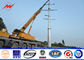 Professional Grade Three 128kv electric Steel Utility Pole 65ft 1000kg load pemasok