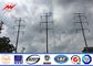 Durable Q235 Conoid Galvanized Steel Transmission Poles For Electricity Distribution  pemasok