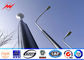 10m Conical Tapered Parking Lot Light Pole , Square Exterior Light Poles pemasok