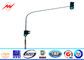 6m Single Bracket Galvanized Traffic Street Light Pole 3mm Thickness pemasok
