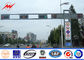 Q235 Frame polygonal / Round Highway Road Sign Board With Single Arm pemasok