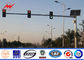 Q235 Frame polygonal / Round Highway Road Sign Board With Single Arm pemasok
