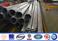 20M 25KN GR 65 Transmission Poles 30m / S With Cross Arm Painting pemasok
