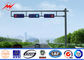 Q345 4m / 6m Galvanized Road Light Poles Signal Customization Available pemasok