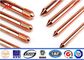 Power Transmsion Copper Ground Rod , Copper Coated Ground Rod pemasok