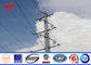 Round Tapered Electrical Power Pole 132kv Power Transmission Tower pemasok