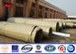 27M Tapered Transmission Metal Light Pole Three Sections Slip Joint pemasok