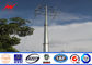 13m Hot Dip Galvanized Electrical Power Pole With Arms For Africa pemasok