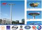 30m 3 Sections HDG High Mast Pole With 15*2000w For Airport Lighting pemasok
