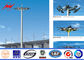 30m 3 Sections HDG High Mast Pole With 15*2000w For Airport Lighting pemasok