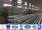 Electrical Power Distribution Steel Power Pole Galvanized 12m ASTM A123 Q345 pemasok