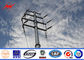 Electric Powerful IP65 Galvanised Steel Poles For Rural Electrical Projects pemasok