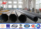 Lattice Welded Steel Tubular Pole With Conductors 15m Q345 Hot Dip Galvanized Tubular pemasok