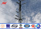 12m Electrical Steel Utility Pole For 132kv Transmission Power Line pemasok