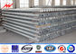12 Sides 15M Clase 2500 Galvanized Steel Pole With Pairs of Climbing Bolt pemasok