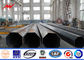 Tubular / Lattice Electrical Power Pole High Voltage Line Steel Transmission Poles pemasok