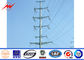 Galvanization Electrical Power Pole 69 kv Transmission Line Poles ASTM A123 Standard pemasok