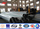 Transmission Conical Galvanized Steel Pole With Ring Clip 836kg Load Weight 220kv pemasok