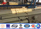 BV Certification 20M Galvanized Steel Pole Steel Power Poles For Power Transmission pemasok