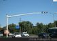 10m Cross Arm Galvanized Driveway Light Poles Street Lamp Pole 7m Length pemasok