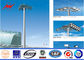 15 - 30 M Q345 Steel Tubular Pole Stadium High Mast Lighting Pole With 16 Lights pemasok