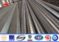 Gr65 Dodecagonal Electric Tubular Steel Pole AWSD 1.1 Transmission Line Poles pemasok