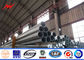 Octagonal Galvanized Steel Pole For Electrical Power Line Project pemasok