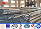 Standar NEA Galvanized Steel Pole Untuk 13,8kV 69kV Distribusi Lini Dari 25FT sampai 40 ft pemasok