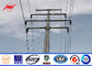 EN10149 S500MC High Power Steel Utility Pole For Electrical Transmission , 5-80m Height pemasok