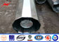 Yield Strength 460 MPA 4mm Electric Galvanized Steel Pole With Bitumen  pemasok