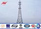 30m / 60m Conical 138kv Power Transmission Tower Power Transmission Pole pemasok