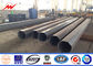 8m 5KN Galvanized Steel Pole / Galvanised Steel Poles For Power Distribution Line pemasok