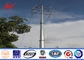 +/-2% Tolerance 12m 1500Dan Galvanized Steel Pole For Power Line Distribution Project pemasok