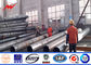 220KV 10-100M Hot Dip Galvanized Steel Tubular Pole Untuk Industri Listrik pemasok