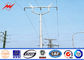 1250Dan Steel Eleactrical Power Pole for 110kv cables +/-2% tolerance pemasok
