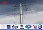 14m 850Dan Electrical Galvanized Steel Pole For Power Distribution Line pemasok