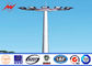 40m Steel Polygonal High Mast Flood Light Poles With 1000W LED  Light And Rasing System pemasok