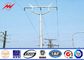 27m Galvanized Metal Power Transmission Poles Power Transmission Tower Iron Electric Pole pemasok