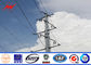 Konoid / Multi-Pyramidal Galvanized Electrical Power Pole, 69kv Electrical Distribution Poles pemasok