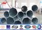 Galvanized Steel 10-500KV Daya Listrik Tiang Untuk Transmisi / Distribusi Gardu pemasok