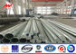 Hot Dip Galvanized Steel Utility Pole Untuk Distribusi Listrik, Metal Utility Poles pemasok