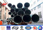 Tegangan Tinggi Galvanized Steel Distribusi Listrik Kutub Daya Octagonal 132kv pemasok