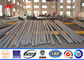 Tiang Transmisi Daya Galvanized Steel 16m ISO 9001 pemasok